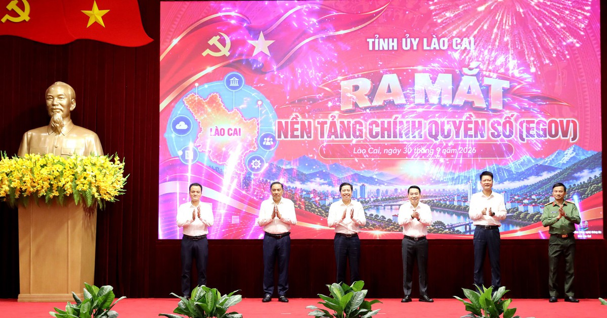 Lào Cai: Chính thức vận hành Nền tảng Chính quyền số EGOV từ ngày 05/10/2026